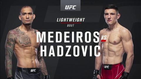 UFCFN 190 - Yancy Medeiros vs Damir Hadzovic - Jun 26, 2021
