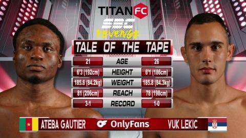 Titan FC 82 - Ateba Abega Gautier vs Vuk Lekić - June 1, 2023