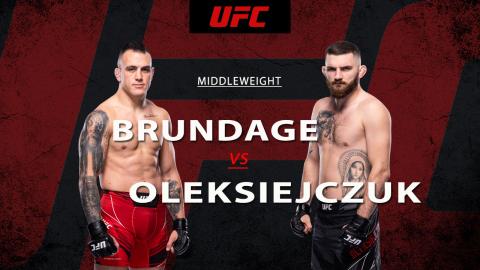 UFC Fight Night 216 - Cody Brundage vs Michal Oleksiejczuk - Dec 17, 2022
