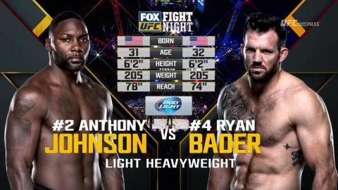 UFC on FOX 18 - Anthony Johnson vs Ryan Bader - Jan 30, 2016