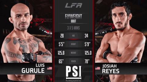 LFA 141 - Luis Gurule vs Josiah Reyes - Sep 10, 2022