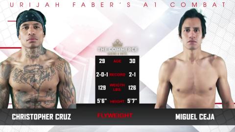 Urijah Faber's A1 Combat - Christopher Cruz vs Miguel Ceja - September 1, 2023