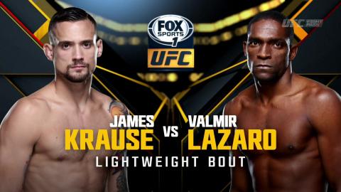 UFC 184 - James Krause vs Valmir Lazaro - Feb 28, 2015