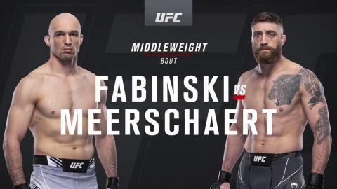 UFC on ESPN 22 - Bartosz Fabinski vs Gerald Meerschaert - Apr 17, 2021