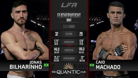 LFA 151 - Jonas Bilharinho vs Caio Machado - Jan 28, 2023