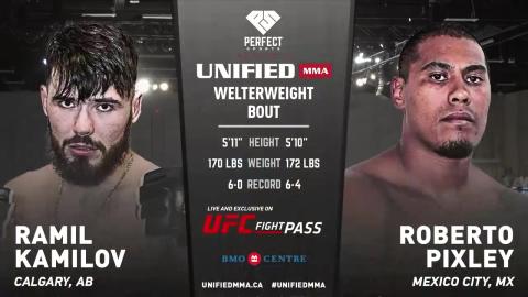 Unified MMA 52 - Ramil Kamilov vs Roberto Pixley - September 7, 2023