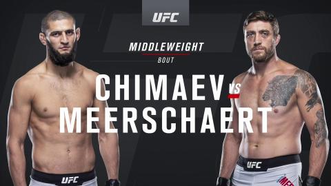 UFCFN 178: Khamzat Chimaev vs Gerald Meerschaert - Sep 20, 2020