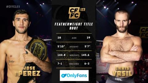 CFFC 123 - Jose Perez vs Chris Vasil - August 31, 2023