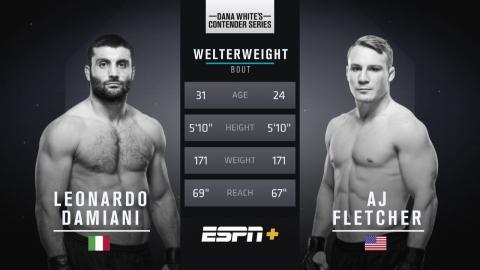 Leonardo Damiani VS Aj Fletcher  - Sep 1,2021