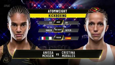 Anissa Meksen VS Cristina Morales  - Set 03, 2021