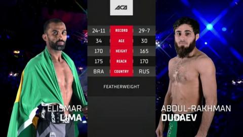 ACA 146 - Abdul Rakhman Dudaev vs Elismar Lima - Oct 04, 2022