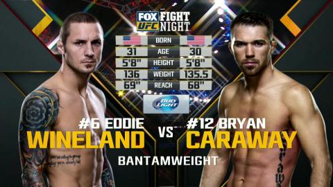 UFC on FOX 16 - Eddie Wineland vs Bryan Caraway - Jul 25, 2015