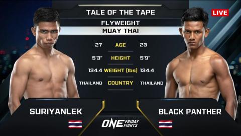One Friday Fights 35 - Suriyanlek OBT.Kamphee vs Black Panther - September 28, 2023