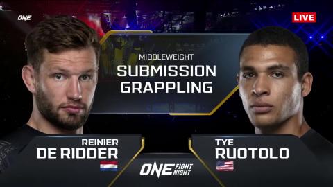 ONE Fight Night 10 - Tye Ruotolo vs Reinier de Ridder - May 5, 2023