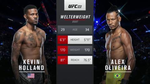 UFC 272 - Kevin Holland vs Alex Oliveira - March 6, 2022