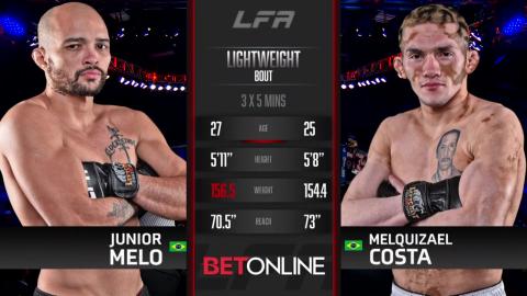 LFA 147 - Melquizael Costa vs Junior Melo - Nov 18, 2022