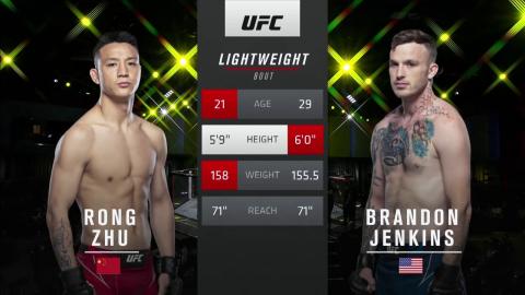 Brandon Jenkins vs. Zhu Rong - Sep 18, 2021