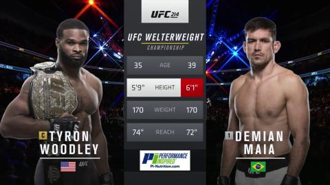 UFC 214 - Tyron Woodley vs Demian Maia - Jul 29, 2017