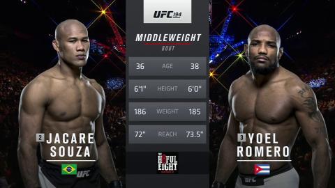 UFC 194 - Jacare Souza vs Yoel Romero - Dec 12, 2015