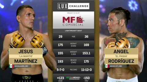 Lux Fight League 34 - Ángel Rodríguez vs Jesús Martinez - July 20, 2023