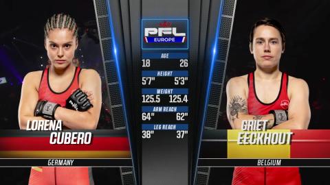 PFL Europe 2 - Griet Eeckhout vs Lorena Cubero - July 07, 2023