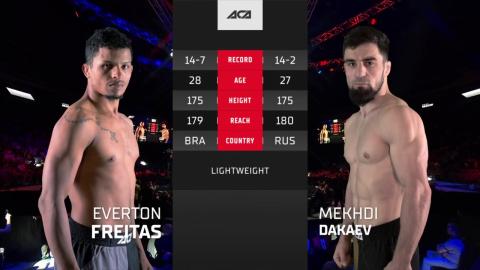 ACA 159 - Mehdi Dakaev vs Evertom Freitas - June 15, 2023