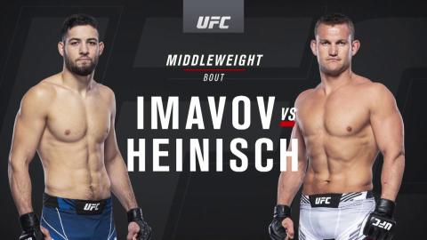 UFC on ESPN 27 - Nassourdine Imavov vs Ian Heinisch - Jul 24, 2021