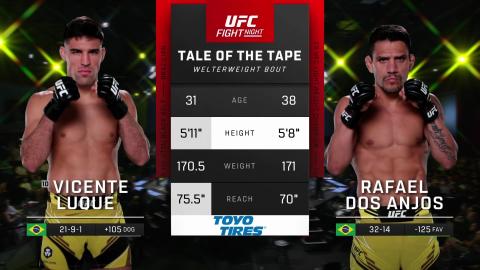 UFC Vegas 78 - Vicente Luque vs Rafael dos Anjos - August 12, 2023