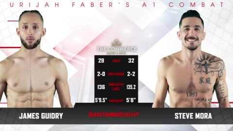 Urijah Faber's A1 Combat - Steve Mora vs James Guidry - September 1, 2023