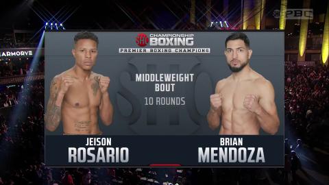 Boxing - Brian Mendoza vs Jeison Rosario - Nov 05, 2022