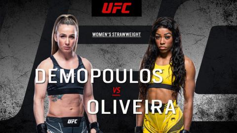 UFC Fight Night 215 - Vanessa Demopoulos vs Maria Oliveira - Nov 19, 2022