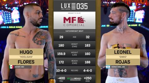 Lux Fight League 35 - Hugo Flores vs Leonel Rojas - August 10, 2023