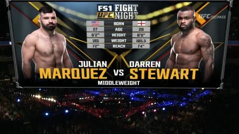 UFC on Fox 26 - Julian Marquez vs Darren Stewart - Dec 16, 2017