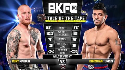 BKFC 31 - Cory Madden vs Christian Torres - Oct 15, 2022