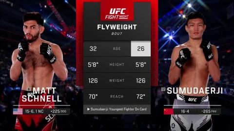 UFC on ABC 3: Matt Schnell vs Sumudaerji - Jul 16, 2022
