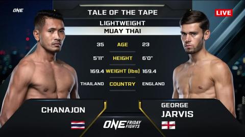 One Friday Fights 35 - Chanajon P.K. Saenchai vs George Jarvis - September 28, 2023