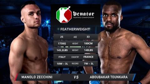 Venator FC 12 - Manolo Zecchini vs Abou Tounkara - Oct 8, 2022