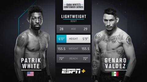 UFC - Genaro Valdéz vs. Patrik White - Oct 05, 2021