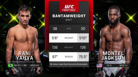 UFC Fight Night 222 - Yahya vs. Jackson - April 22, 2023