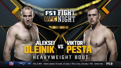 UFC Fight Night 103 - Aleksei Oleinik vs Viktor Pesta - Jan 15, 2017