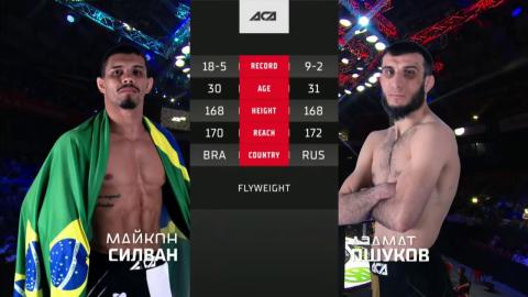 ACA 143 - Azamat Pshukov vs Maycon Silvan - Aug 27, 2022