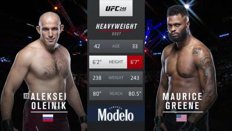 UFC 246 - Aleksei Oleinik vs Maurice Greene - Jan 18, 2020