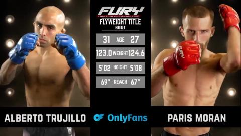 Fury FC 82 - Paris Moran vs Alberto Trujillo - August 26, 2023