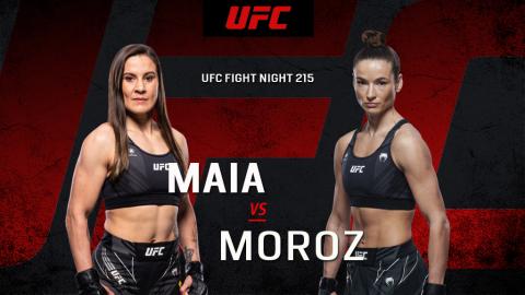 UFC Fight Night 215 - Jennifer Maia vs Maryna Moroz - Nov 19, 2022