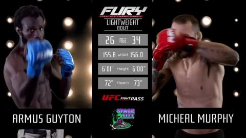 Fury FC 71 - Michael Murphy vs Armus Guyton - Nov 06, 2022
