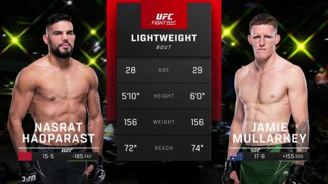 UFC Fight Night 233 - Nasrat Haqparast vs Jamie Mullarkey - December 09, 2023