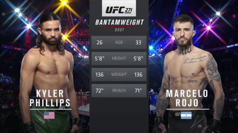 UFC 271 - Kyler Phillips vs. Marcelo Rojo - Feb 12, 2022