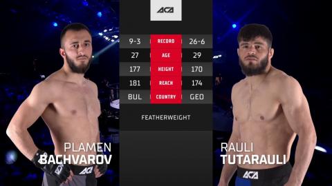 Plamen Bachvarov vs.  Raul Tutarauli - Sep - 11, 2021