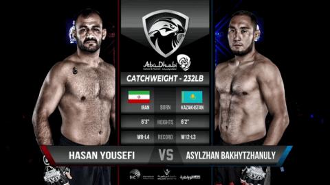 UAE Warriors 33 - Asylzhan Bakhytzhanuly vs Hasan Yousefi - Sep 17, 2022