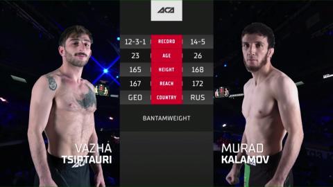 ACA 148 - Vazha Tsiptauri vs Murad Kalamov - Nov 18, 2022